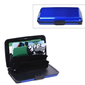 NWT Homesmart 2-in-1 Unisex Blue RFID Wallet with 1800mAh Power Bank & USB Cable